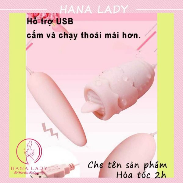 Trứng rung 2 đầu kèm lưỡi rung liếm nhiều chế độ kích thích đa điểm Trứng rung 2 đầu kèm lưỡi rung liếm nhiều chế độ kích thích đa điểm