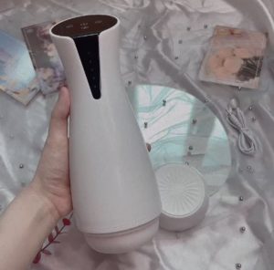 Máy bú mút dương vật tự động rung co bóp tỏa nhiệt Galaxy Masturbation