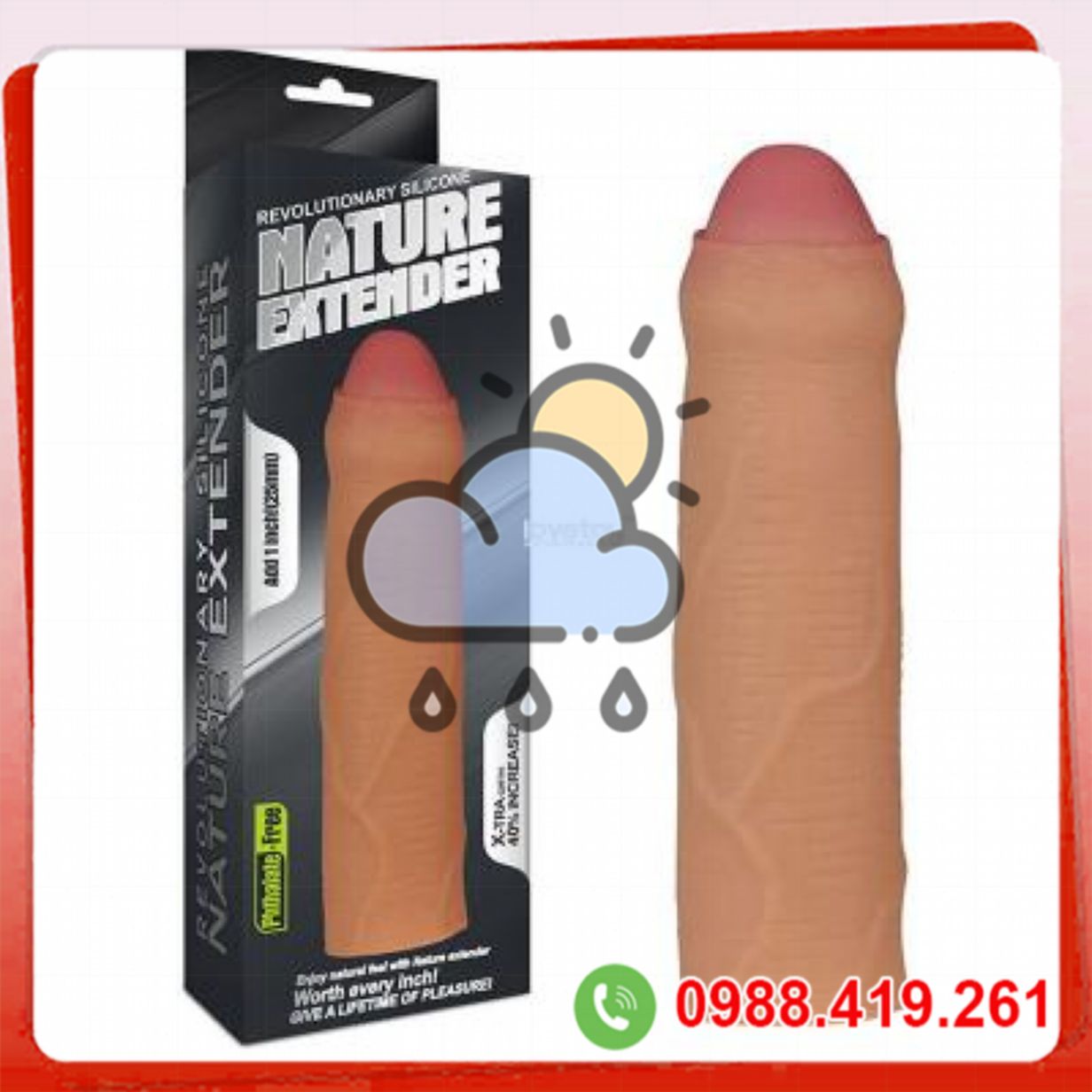 Bao cao su đôn dên silicon 3 phân mềm mịn Lovetoy kéo dài đời sống 