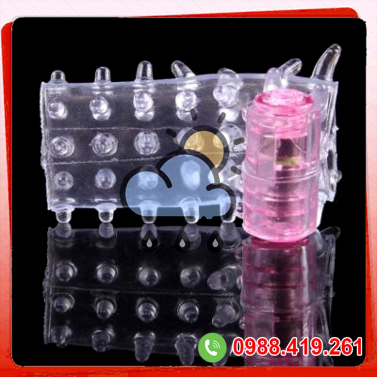 Đôn dên sâu róm rung silicon mềm dẻo kích thước lớn 