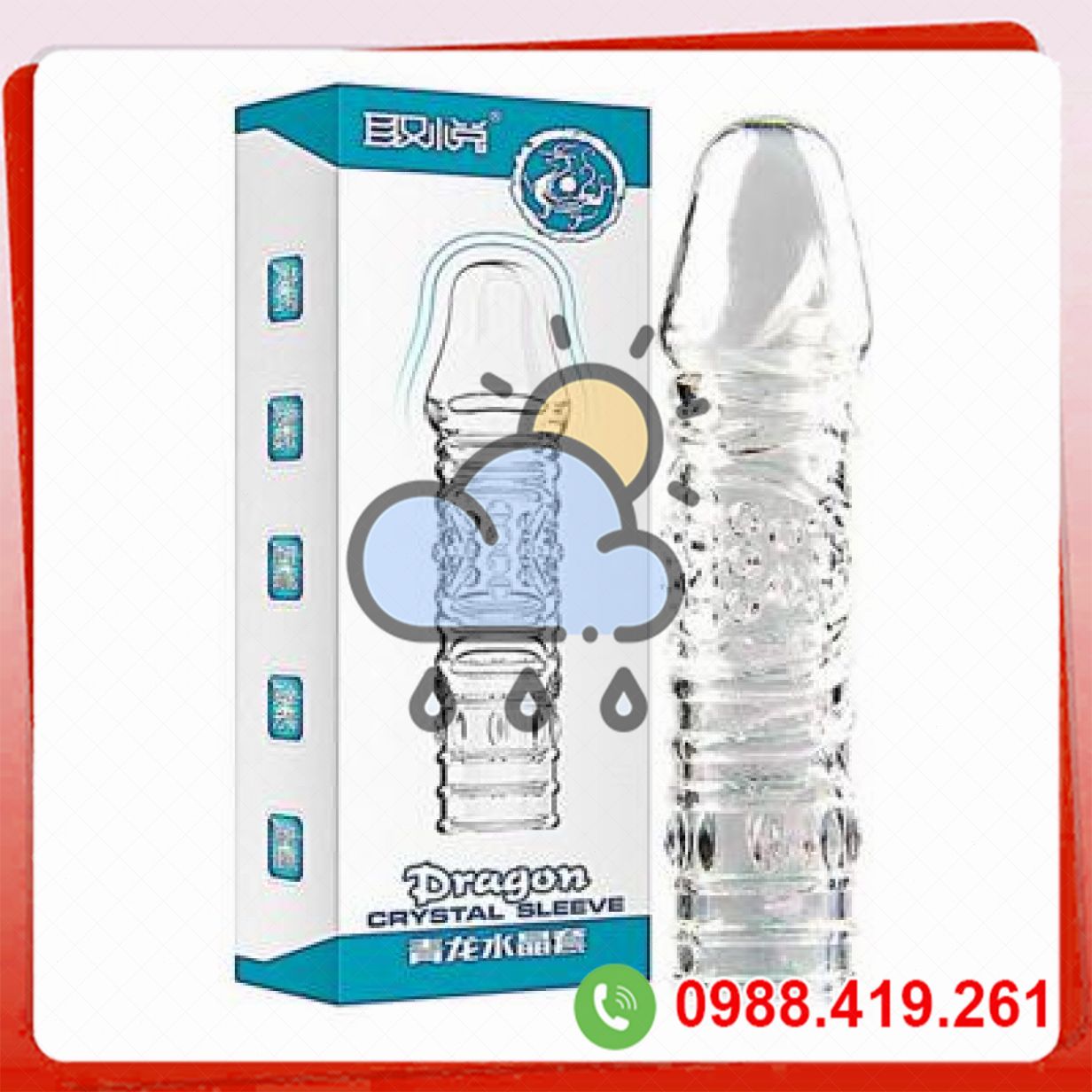 Bao đôn dên silicon bi đầu trơn siêu mềm mịn, kích thích khoái cảm cao 