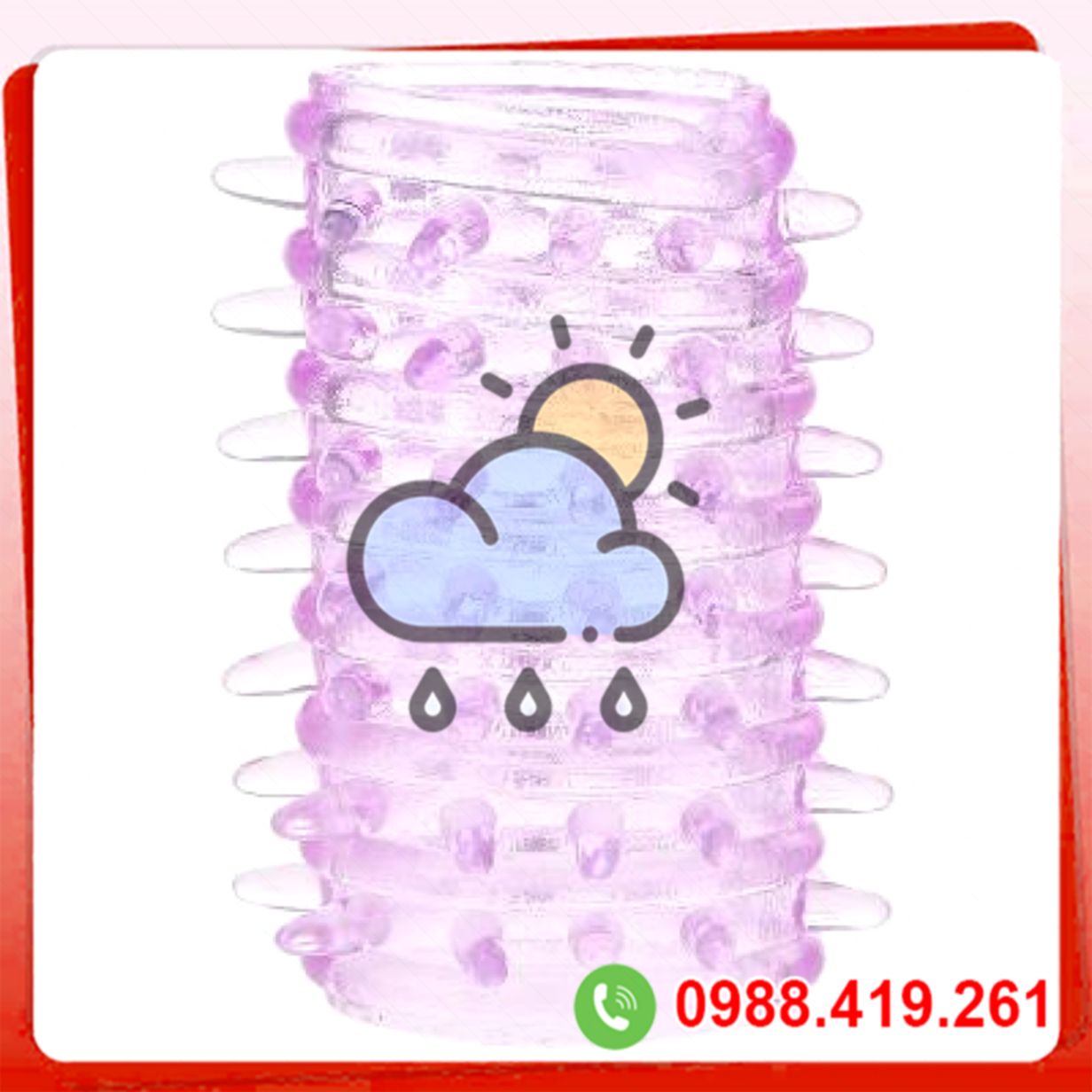 Bao đôn dên gai mềm khúc giữa tăng khoái cảm nữ kích thích cực đỉnh 