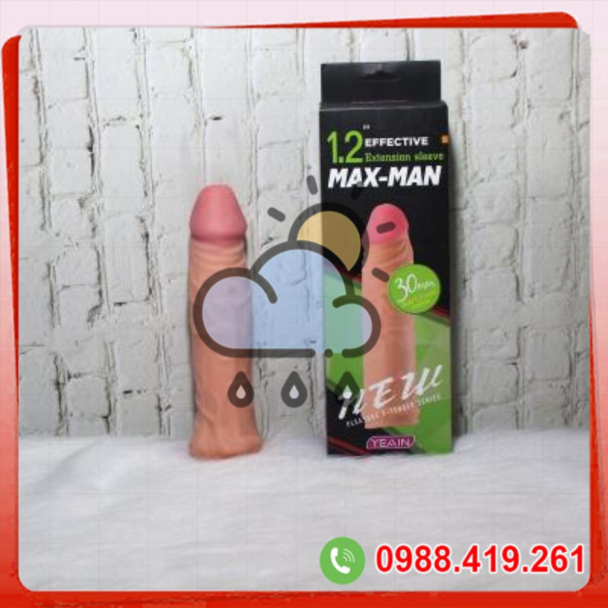 Đôn dên Maxman 3cm tăng kích thước dương vật vừa vặn dễ dùng 