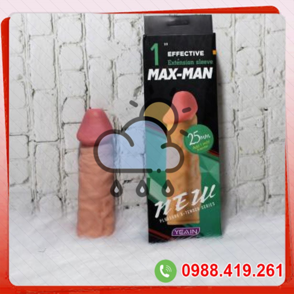 Đôn dên Maxman size nhỏ silicon mềm mại phù hợp người dùng giới hạn 