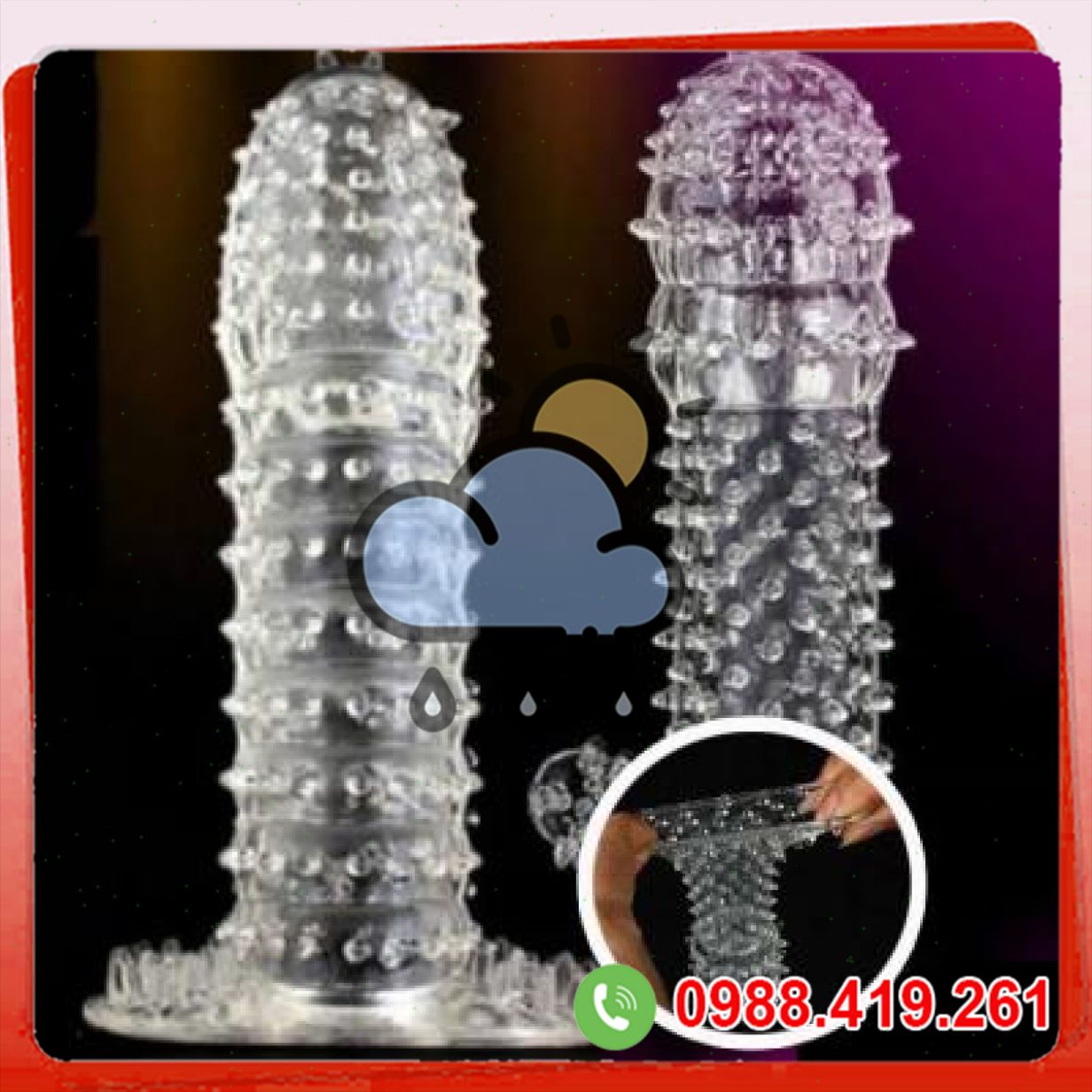 Bao đôn dên gân gai silicon giá rẻ an toàn dễ sử dụng 