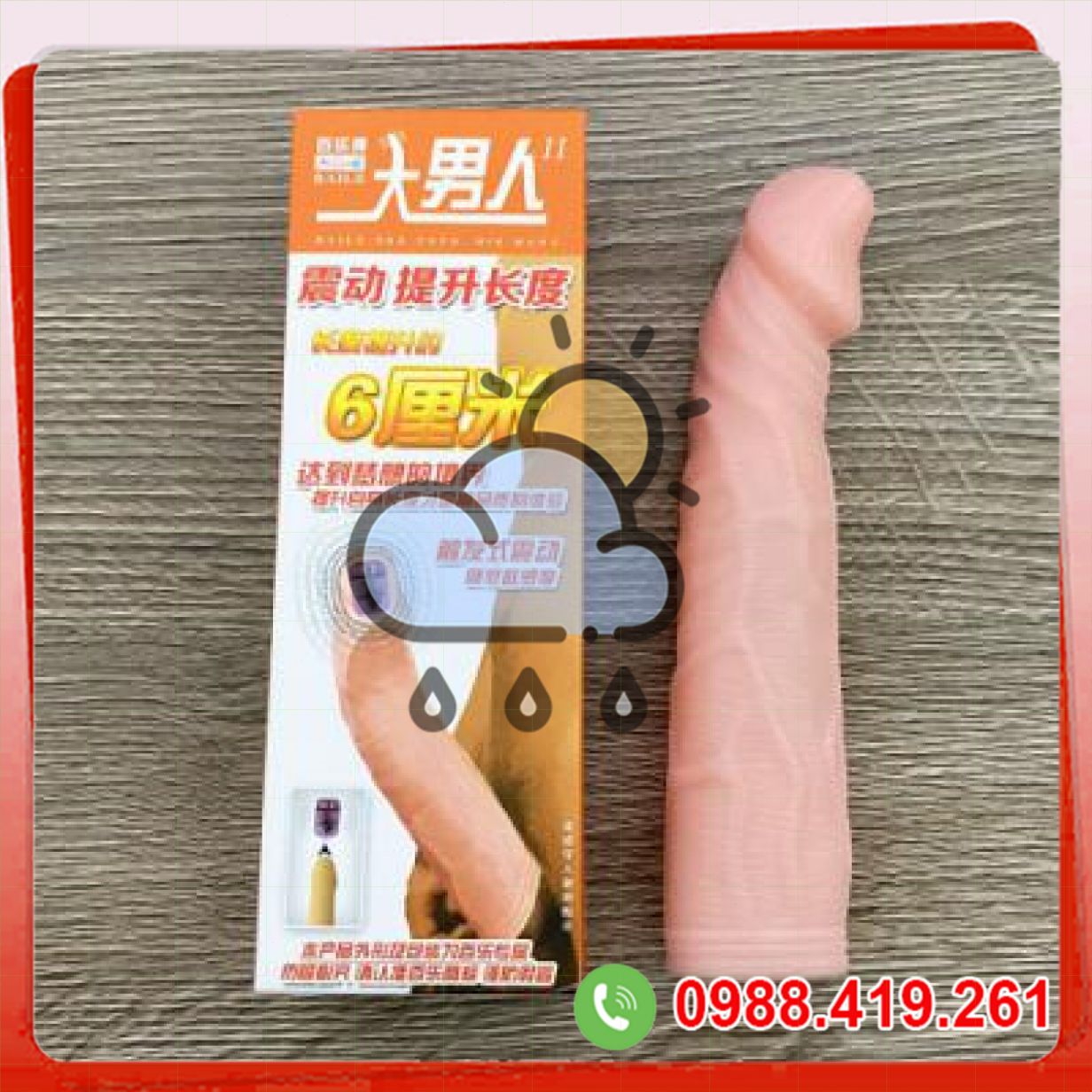 Bao cao su đôn dên Baile rung đầu tăng kích thước dương vật 