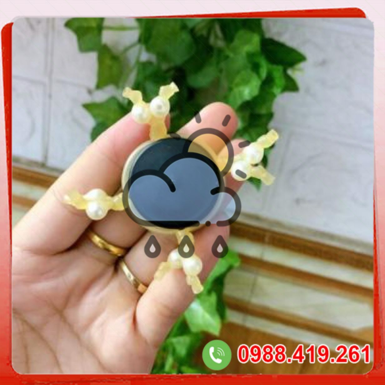 Vòng đeo râu rồng silicon 4 râu có bi co dãn kéo dài quan hệ 