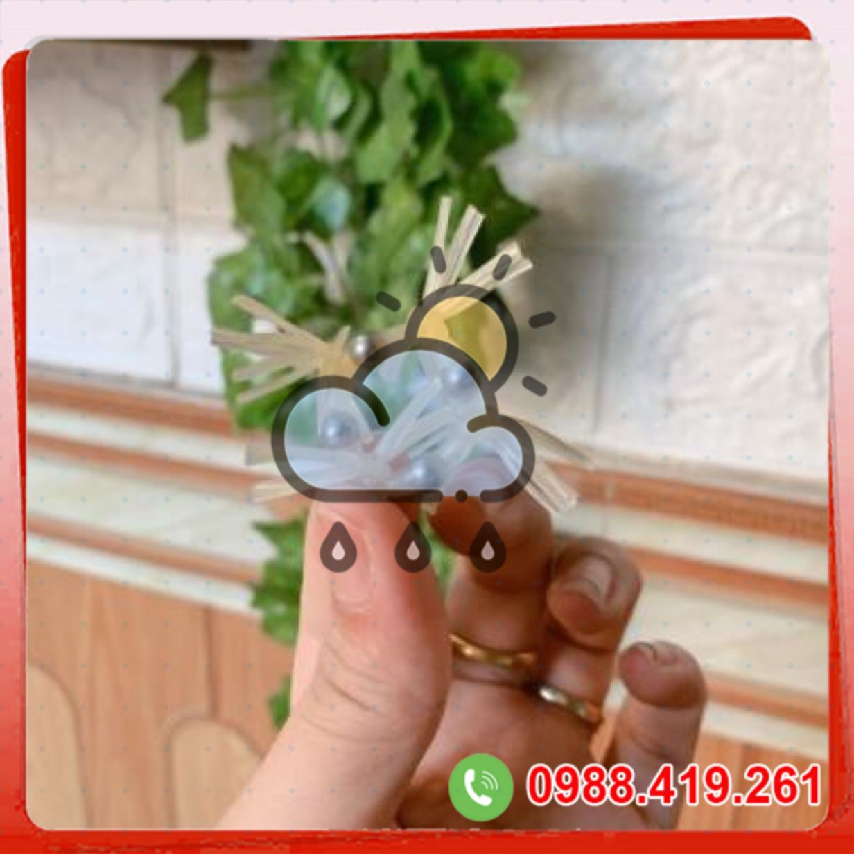 Vòng đeo râu rồng silicon 8 râu bi kích thích khoái cảm 