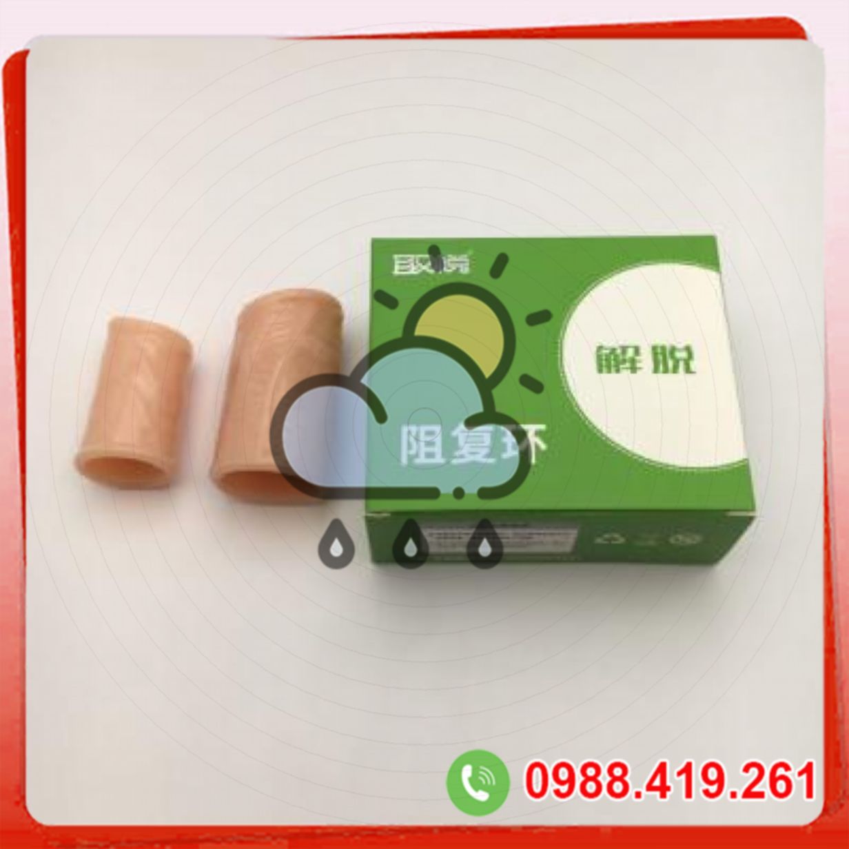 Bộ 2 đôn dên khúc giữa đeo dương vật màu da silicon siêu mềm 