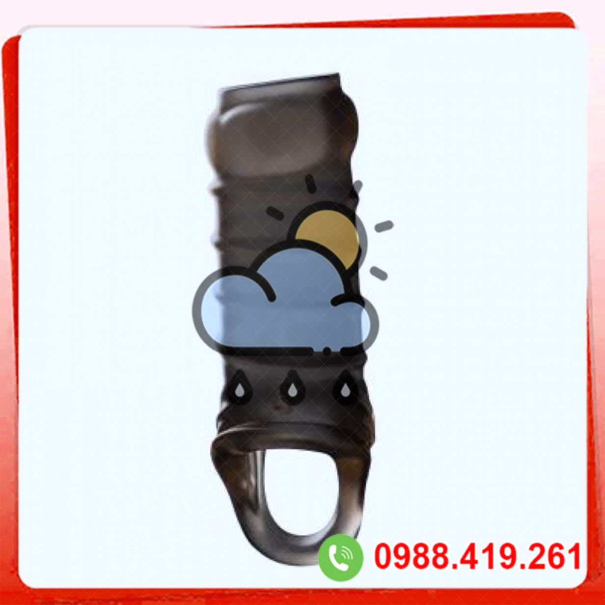 Bao đôn dên quai đeo Yun Man Male gân chống xuất tinh 