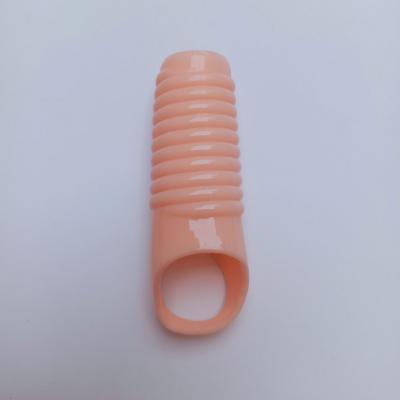 Bao cao su đôn dên hở đầu Sleeve silicon y tế, kéo dài thời gian 
