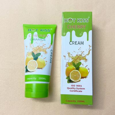 Gel bôi trơn tình dục Hot Kiss hương cam gốc nước trắng trong 200ml