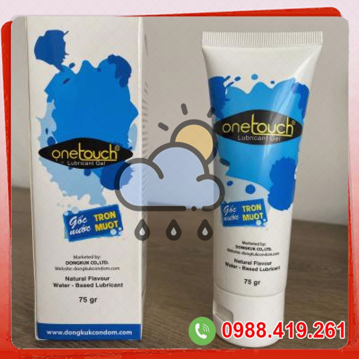 Gel bôi trơn gốc nước Onetouch Thái Lan 75gr tăng độ ẩm tự nhiên 