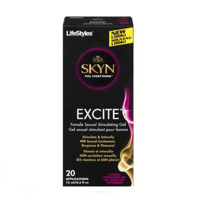 Gel bôi trơn Lifestyles Excite USA tăng khoái cảm nữ giới dịu nhẹ 15ml 