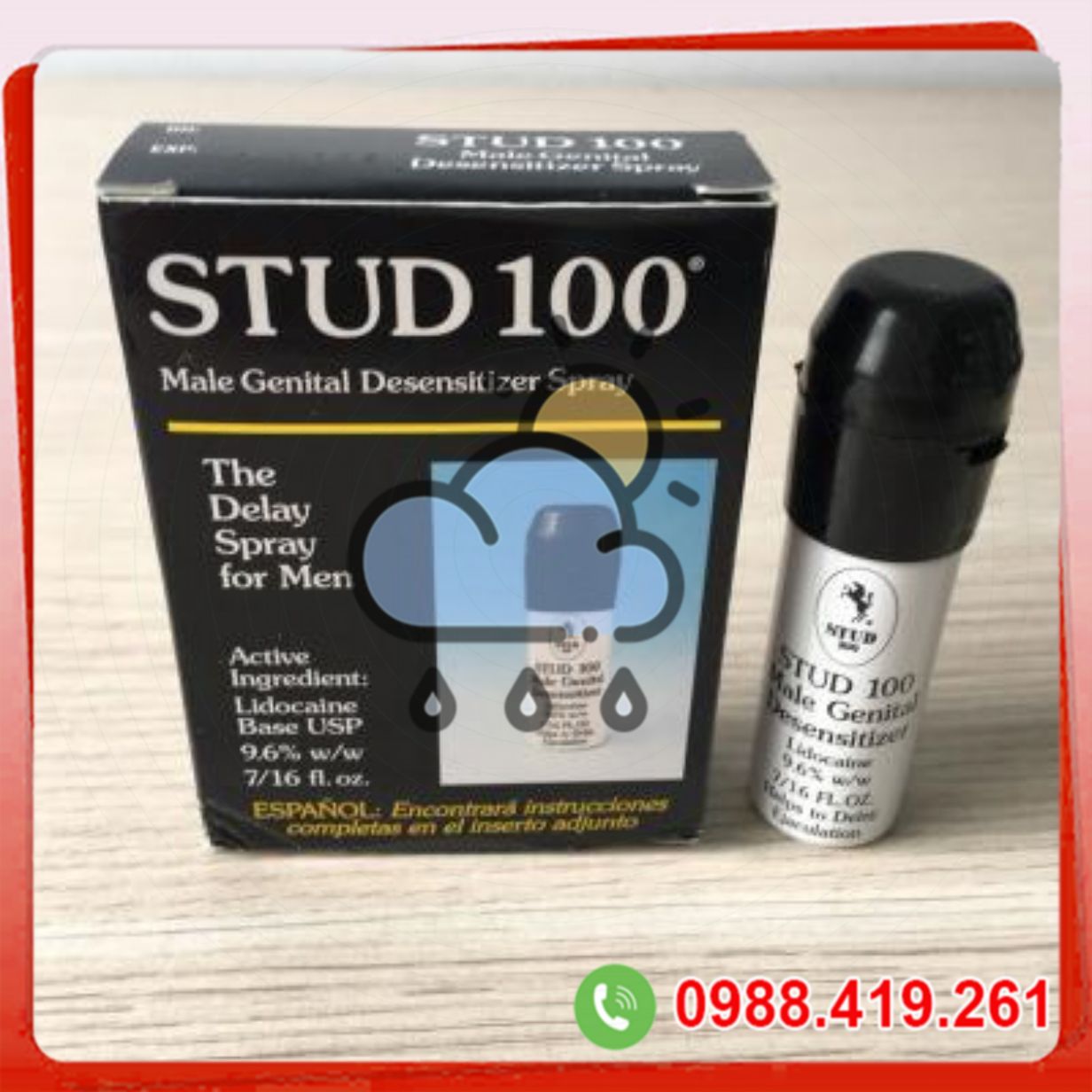 Thuốc xịt STUD 100 kéo dài quan hệ 30 phút chính hãng không tác dụng phụ 