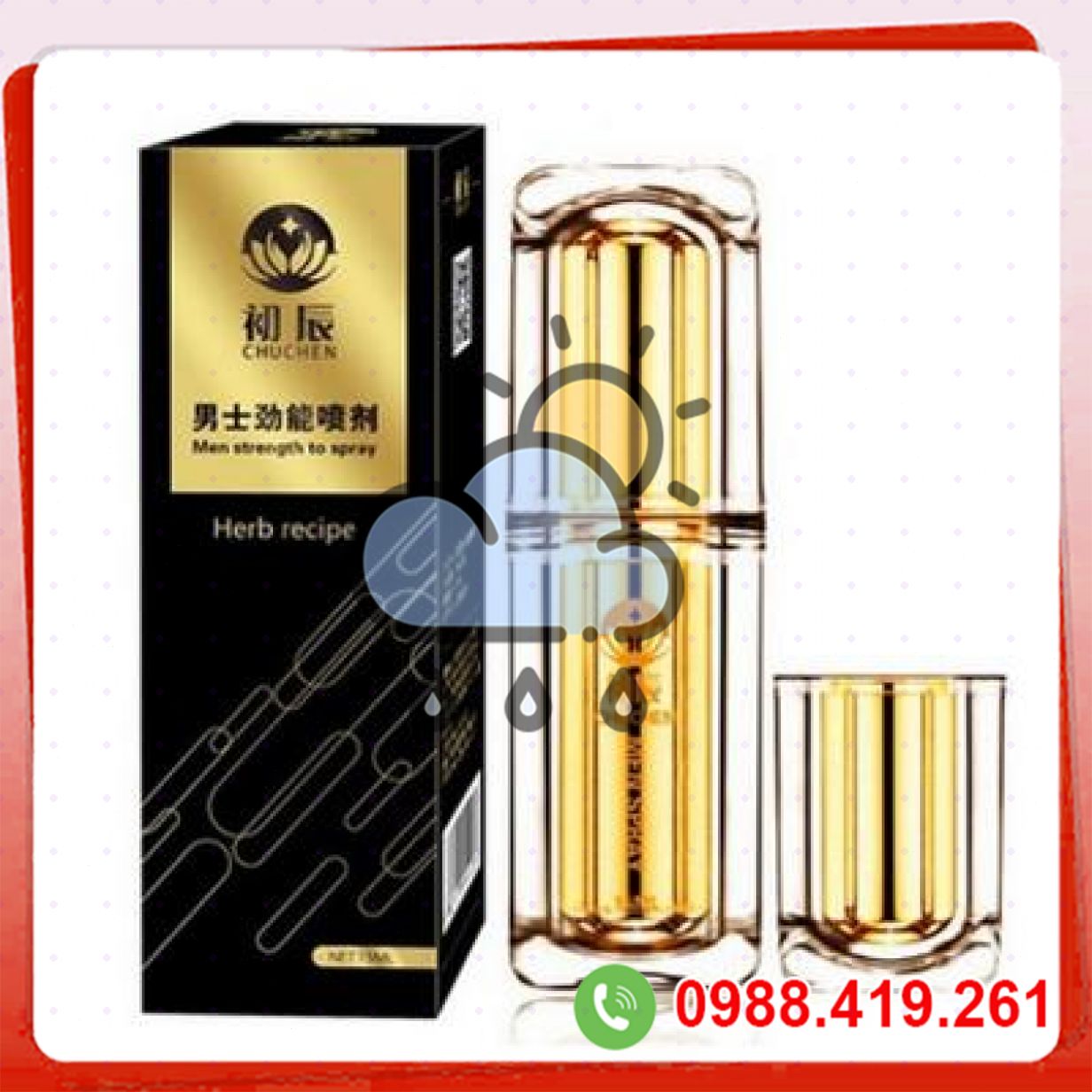 Chai xịt trị xuất tinh sớm Herb Recipe an toàn không mùi vị 