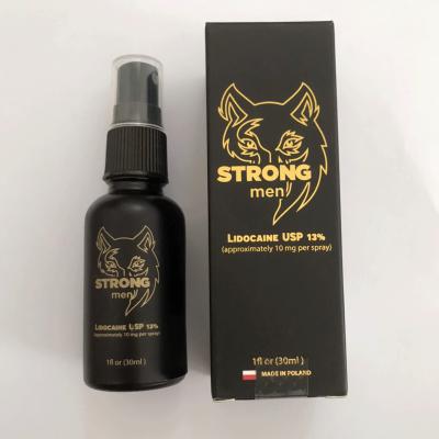 Lọ xịt chống xuất tinh sớm Strong men 30ml Lidocaine nhân sâm 