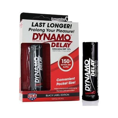 Lọ xịt kéo dài thời gian quan hệ Dynamo Delay Black Label Edition
