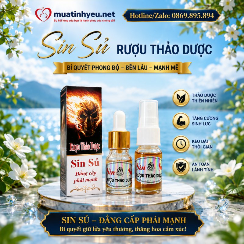 CHAI XỊT THẢO DƯỢC SÌN SÚ CHỐNG XUẤT TINH SỚM