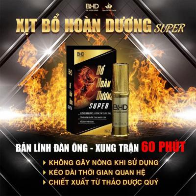 Chai xịt thảo dược bổ hoàn dương Super kéo dài thời gian quan hệ chính hãng 