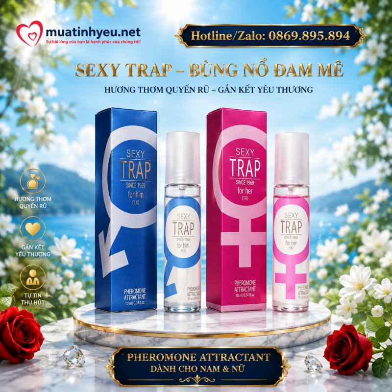 NƯỚC HOA GỢI TÌNH QUYẾN RŨ SEXY TRAP