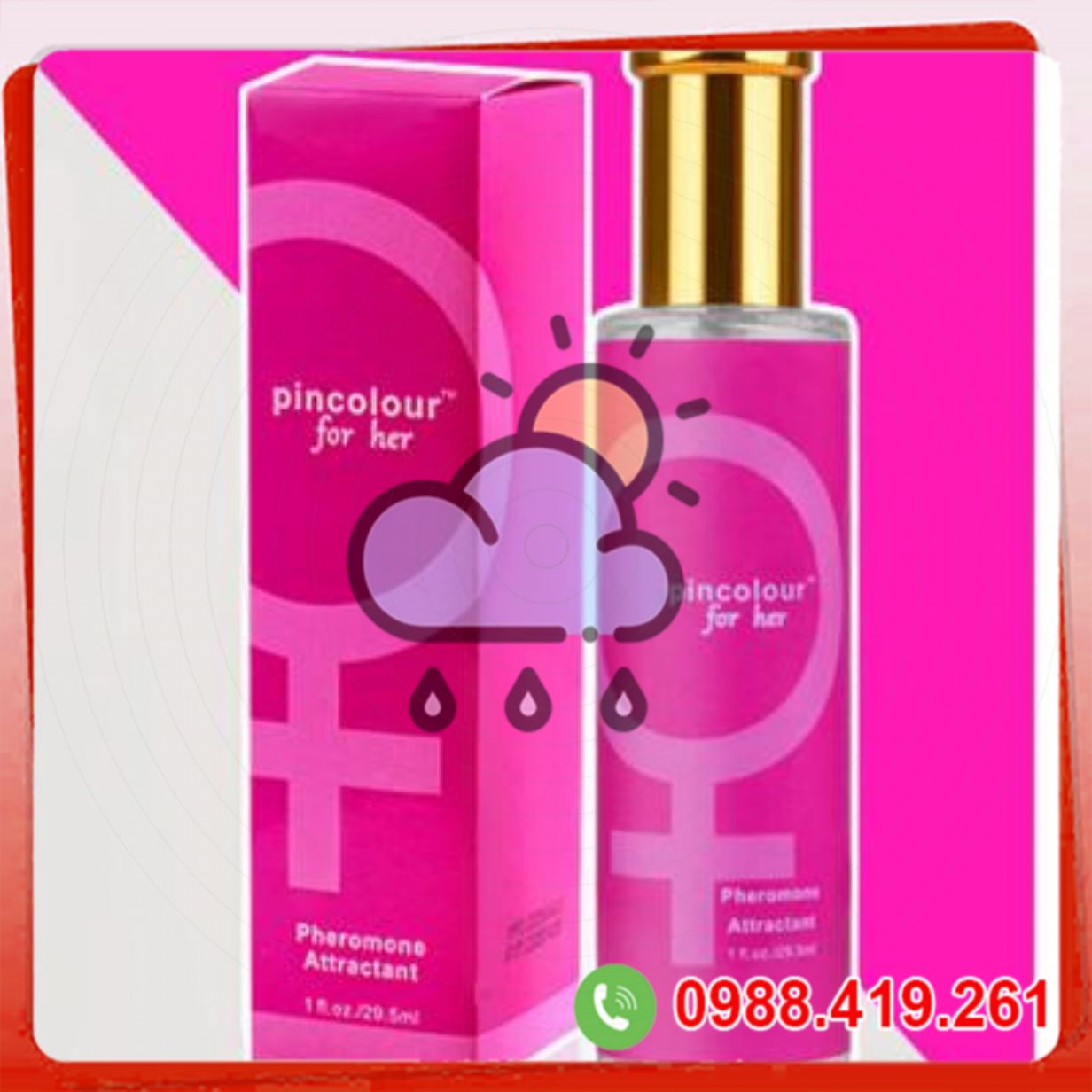 Nước hoa kích dục nam Pincolour Pheromone cao cấp 