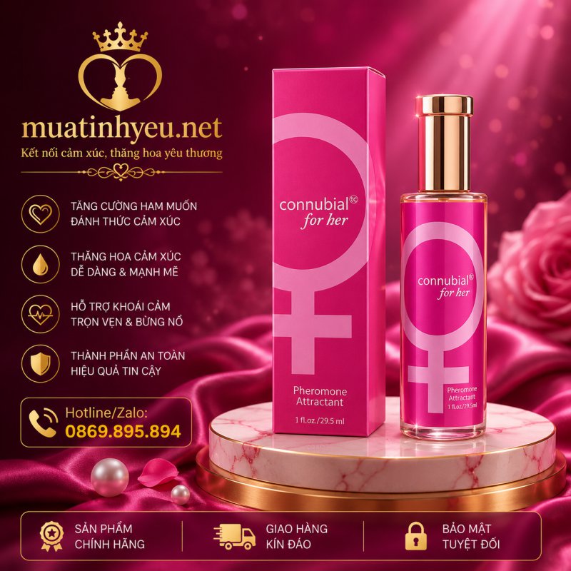 Nước hoa kích thích ham muốn nam Connubial for her