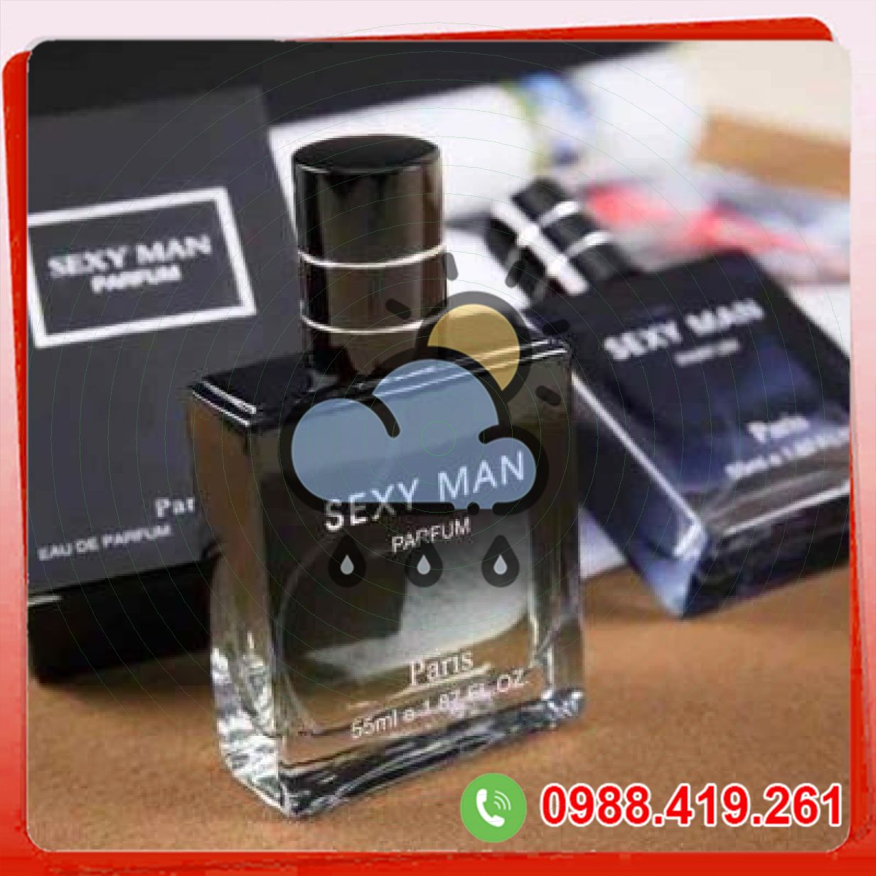 Nước hoa kích thích Sexy Man Pháp 55ml hương thơm quyến rũ cao cấp 