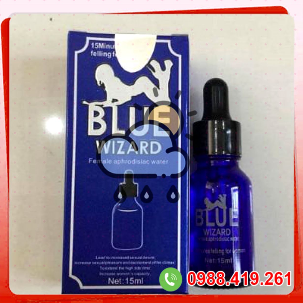 Thuốc kích dục nữ Blue Wizard dạng nước hiệu quả nhanh 