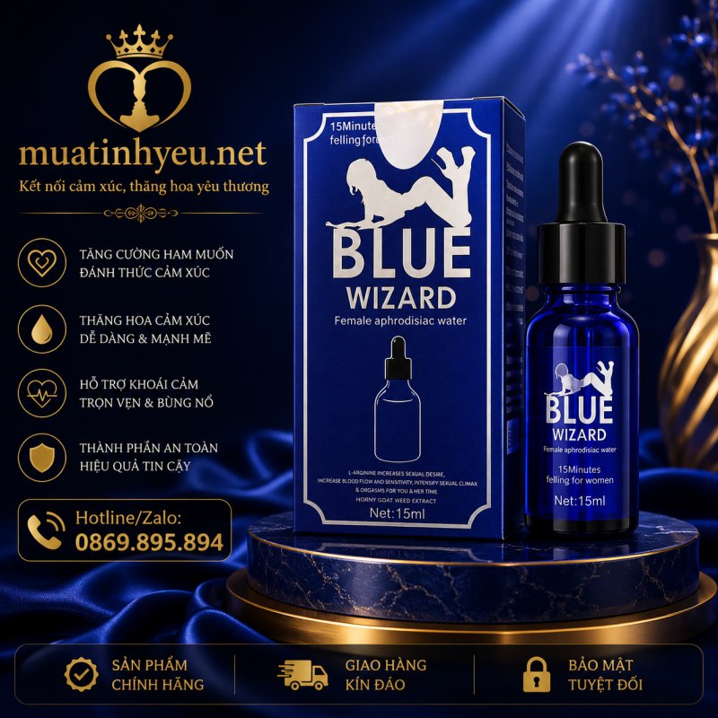 Thuốc kích dục nữ dạng nước Blue Wizard