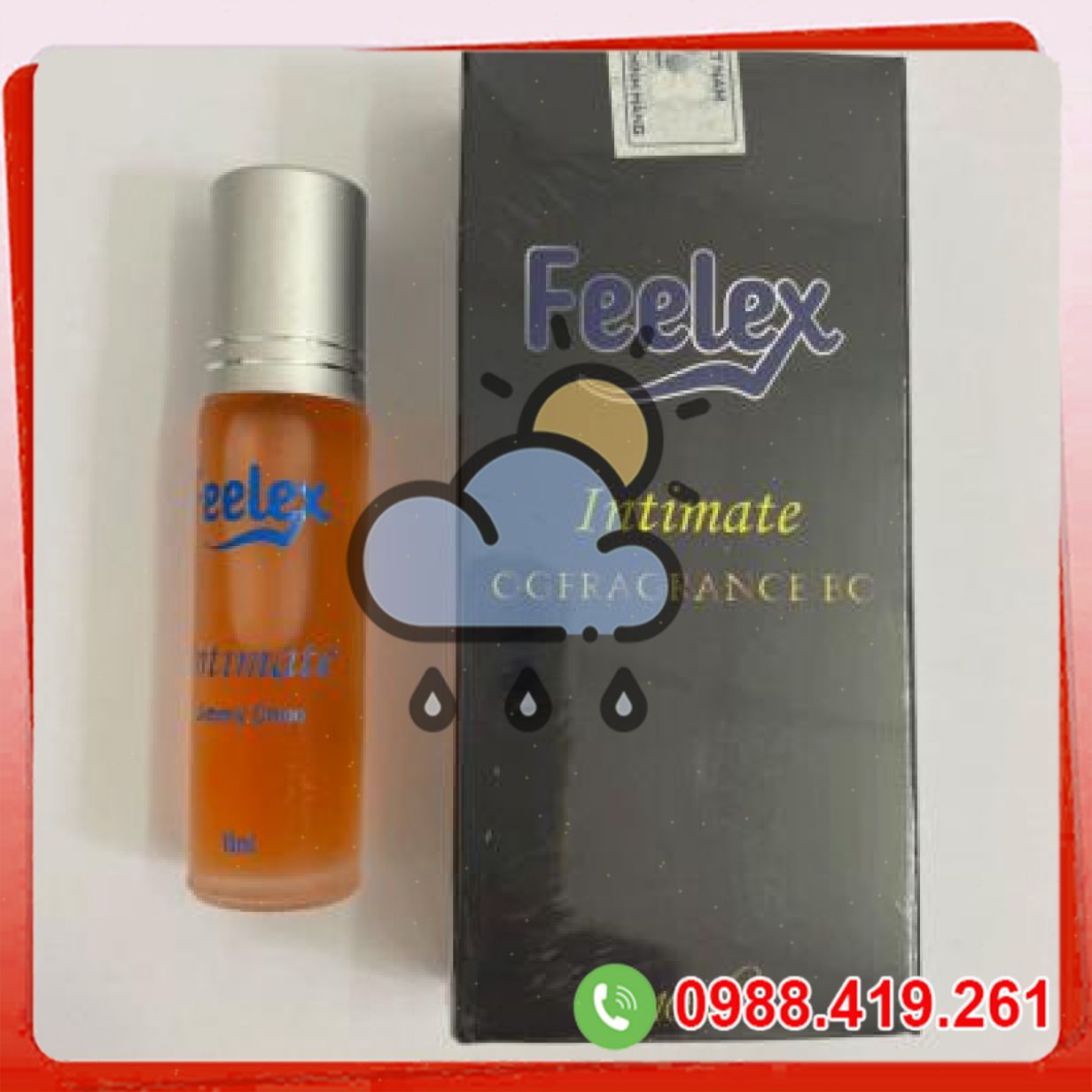Nước hoa vùng kín Feelex 10ml dịu nhẹ tăng hương thơm 