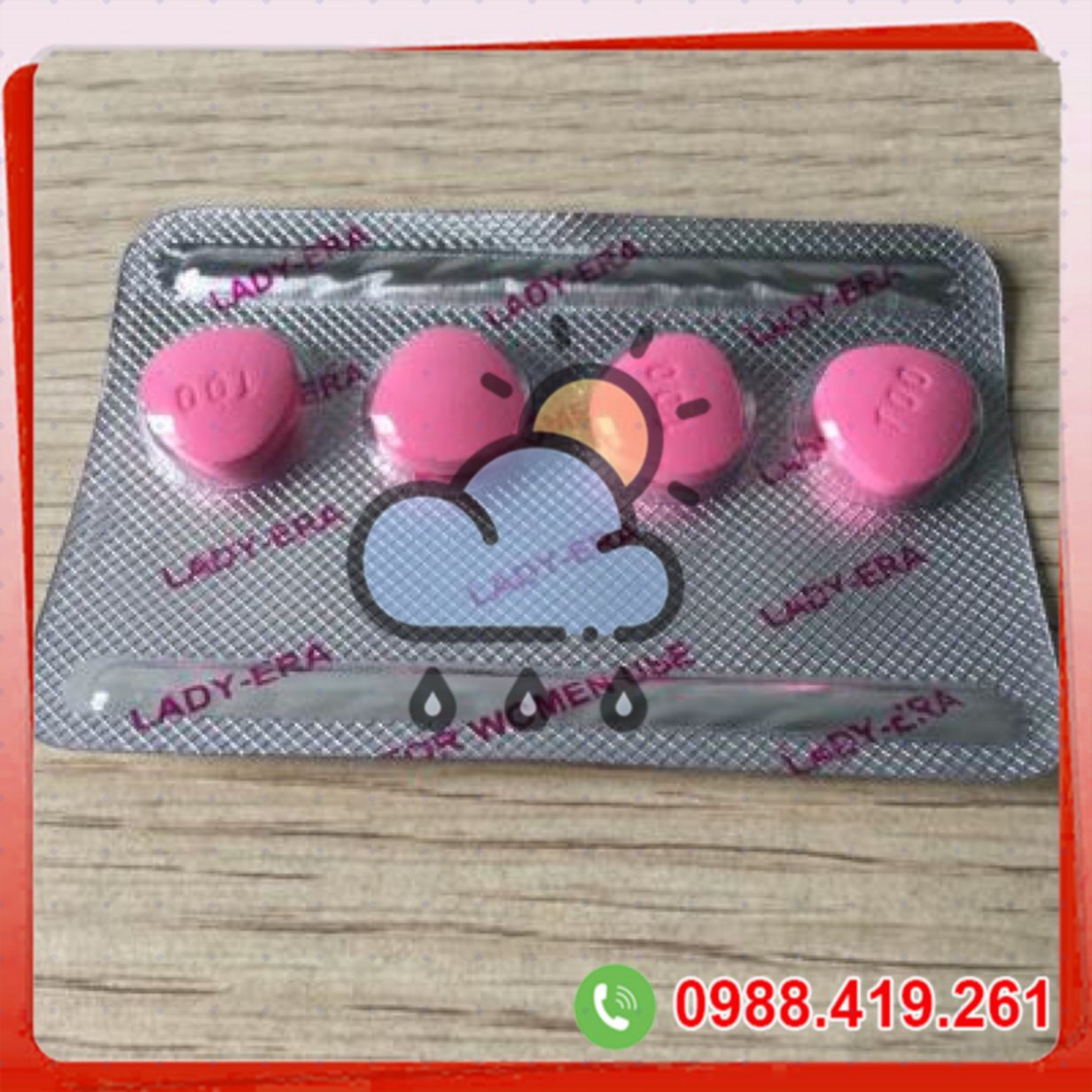 Thuốc kích dục nữ Lady Era dạng viên cực mạnh hiệu quả 