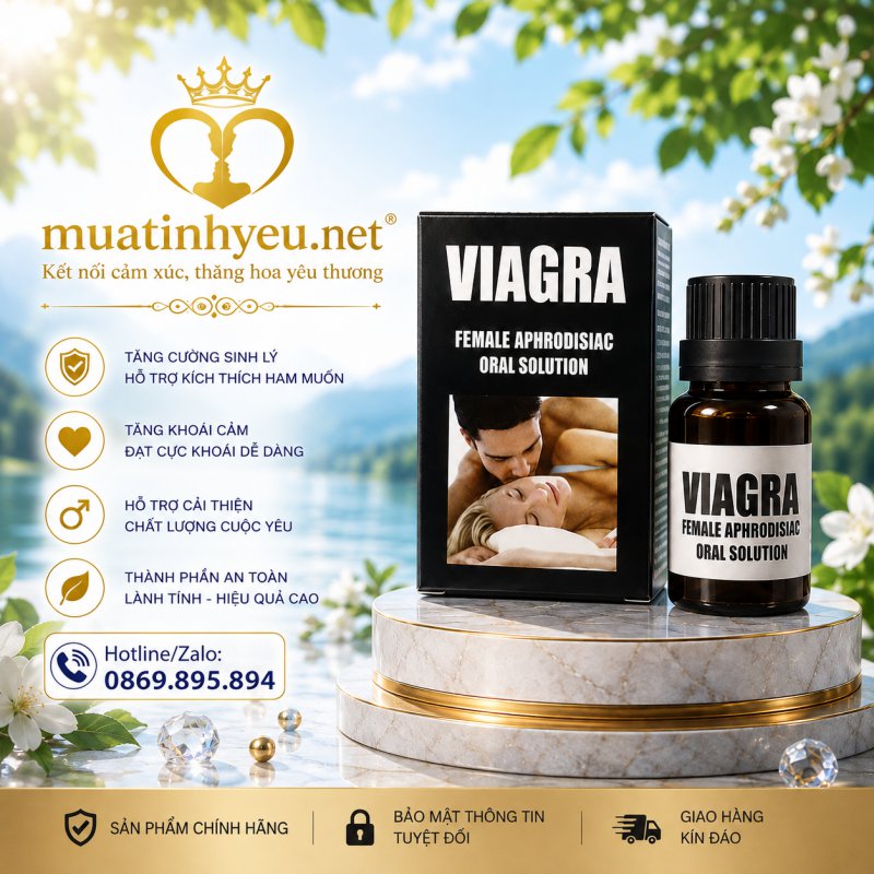 NƯỚC TĂNG KÍCH THÍCH HƯNG PHẤN VIAGRA
