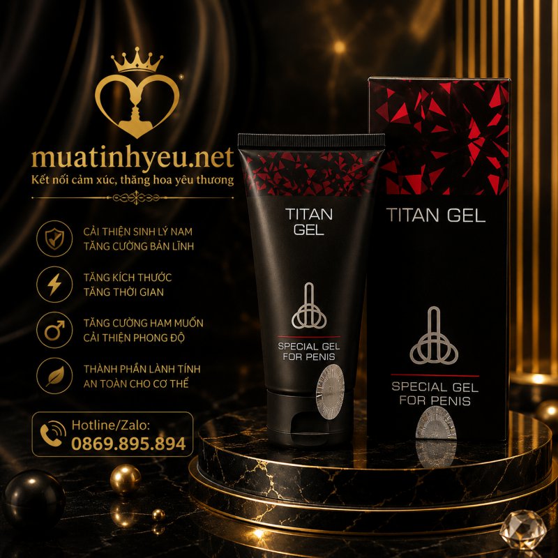Gel titan Nga chính hãng nhập khẩu
