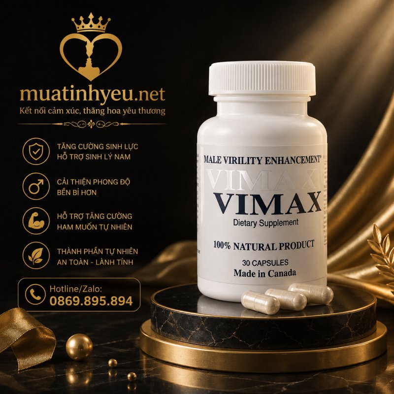 Thuốc tăng cường sinh lý nam Vimax 30 viên