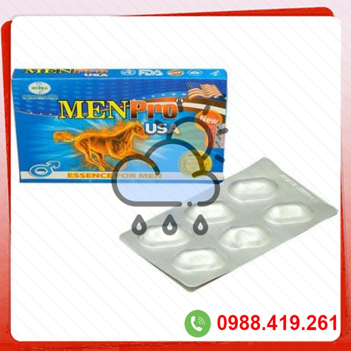 thuốc cường dương chống xuất tinh sớm menpro usa thảo dược 