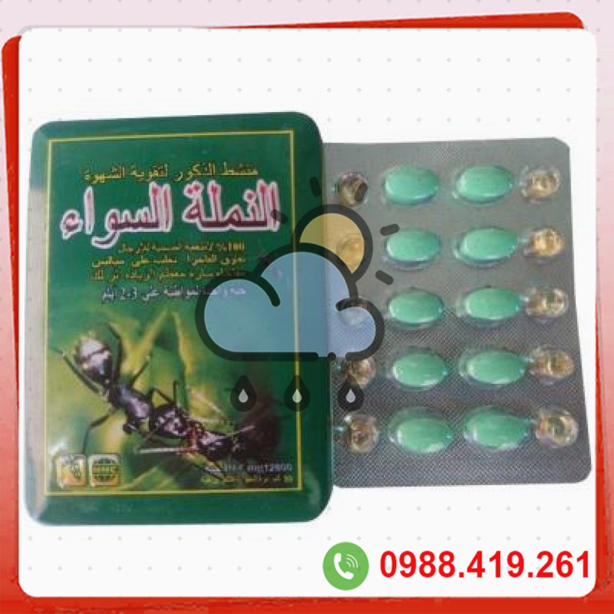 Thuốc cường dương kiến Thái nhập khẩu đạt chuẩn nam giới 