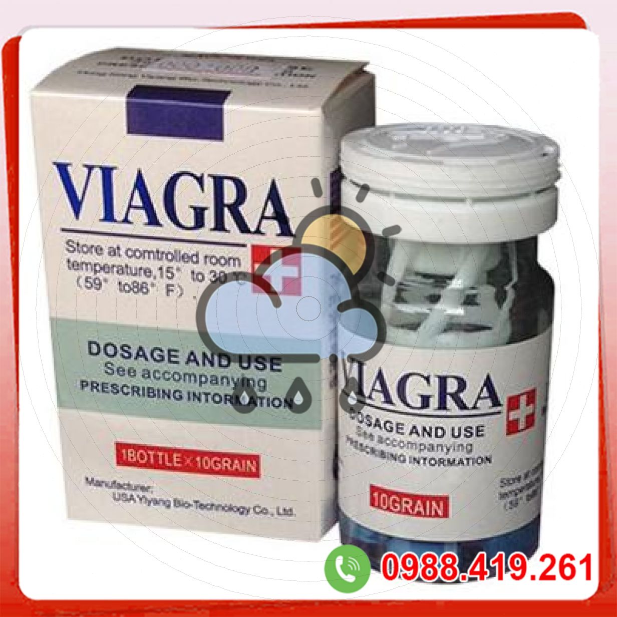 Thuốc tăng cường dương nam Viagra Mỹ hiệu quả nhanh chống yếu sinh lý 