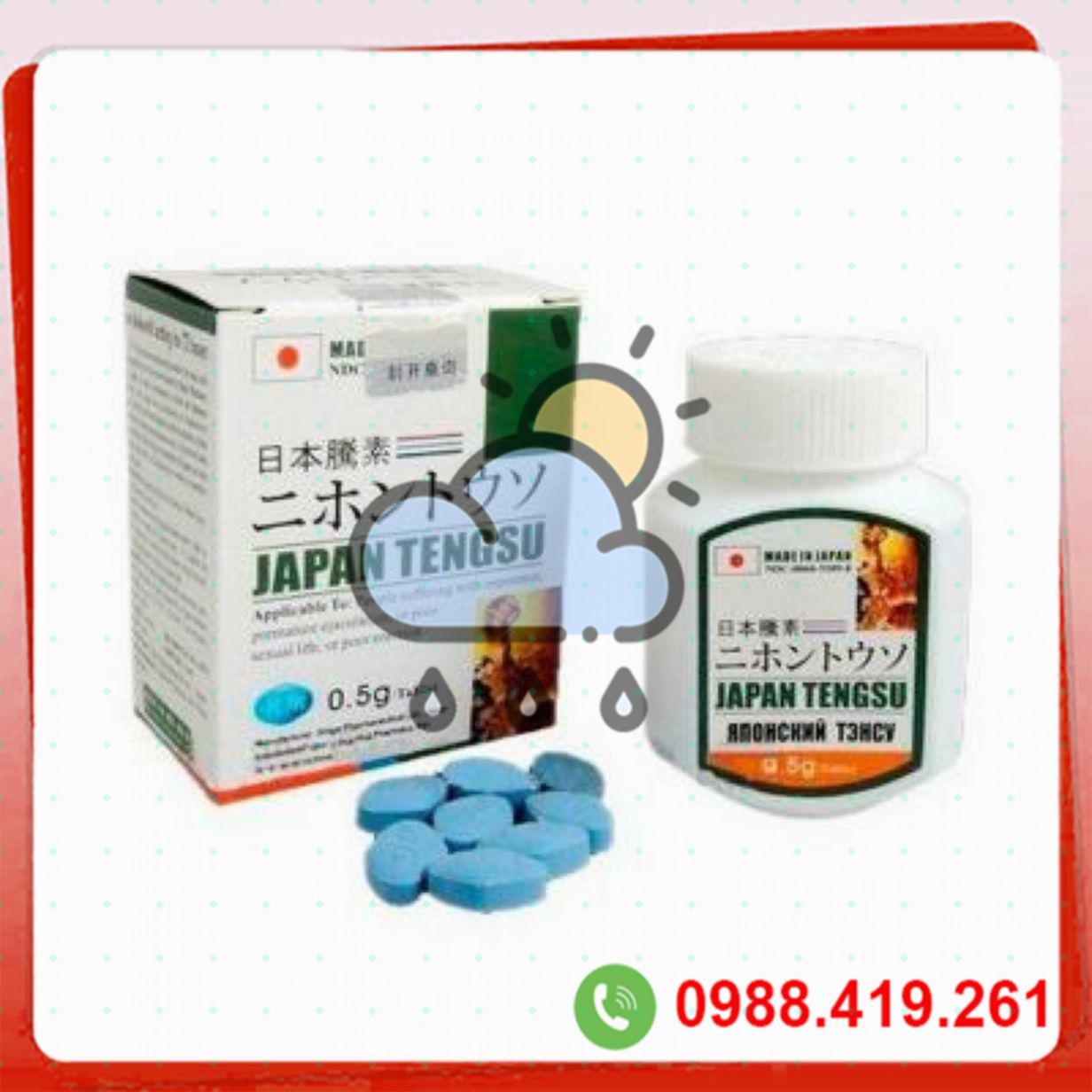 Thuốc cường dương thảo dược Japan Tengsu Nhật bản tăng cường sinh lý 