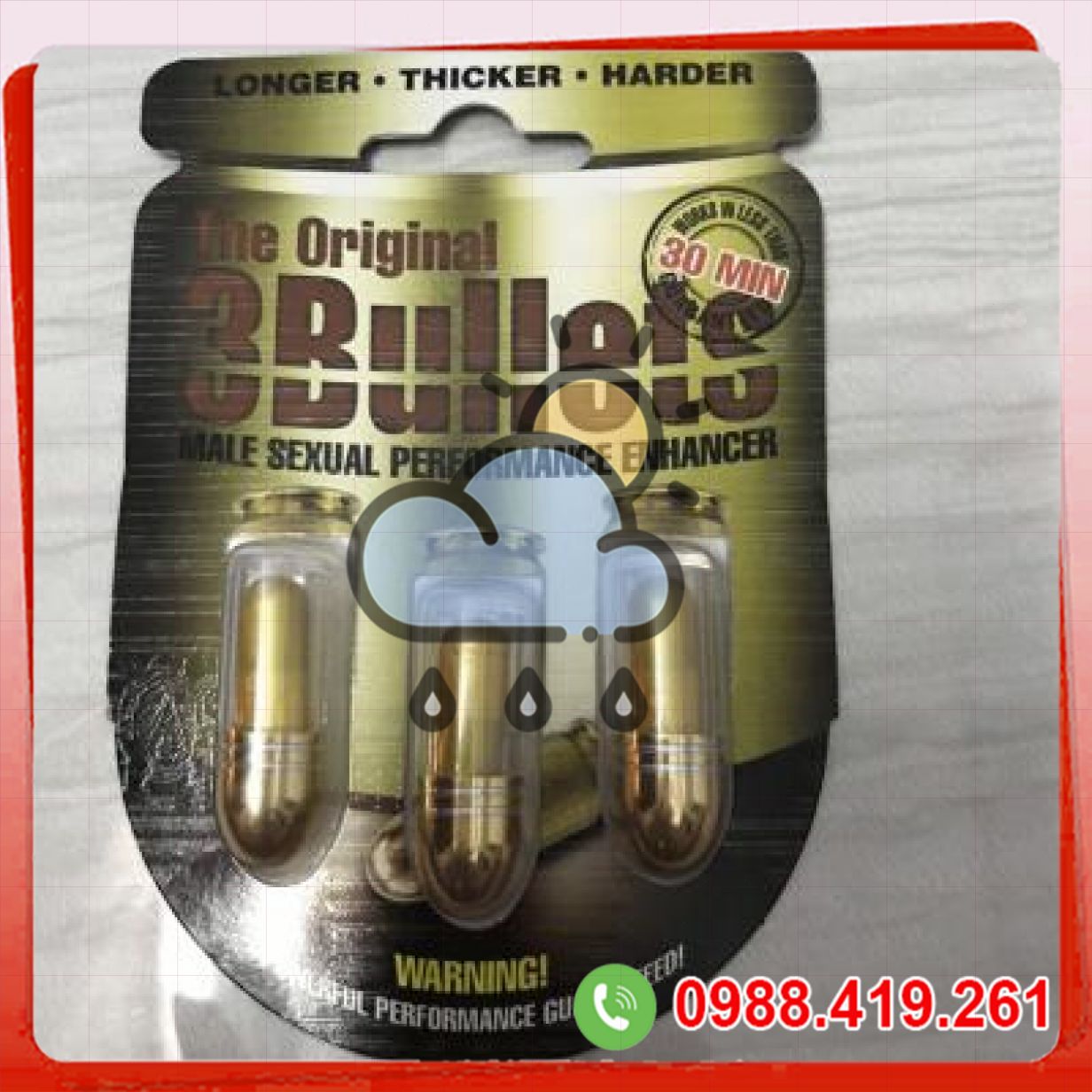 Thuốc tăng sinh lý nam thảo dược The Original 3 Bullets Mỹ 