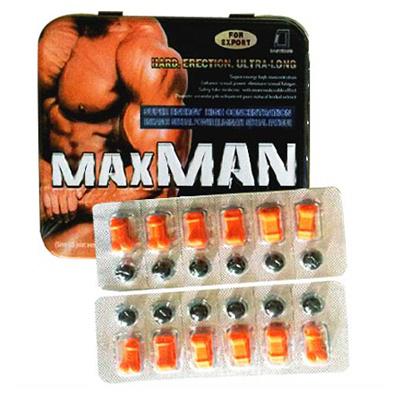 Thuốc cường dương nam Maxman hình dương vật 2600mg