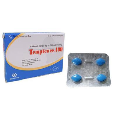 Thuốc tăng sinh lý nam Temptcure 100mg hiệu quả nhanh tăng cường sinh lực 