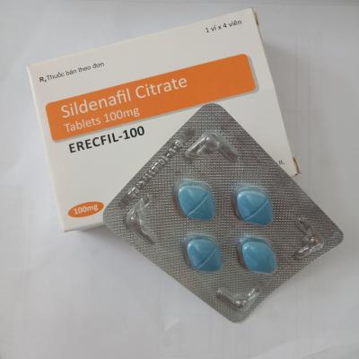 Thuốc điều trị rối loạn cương dương Erecfil 100mg hiệu quả cao 