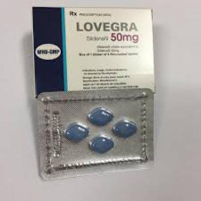 Thuốc tăng sinh lý nam Lovegra Sildenafil 100mg hiệu quả nhanh chóng 