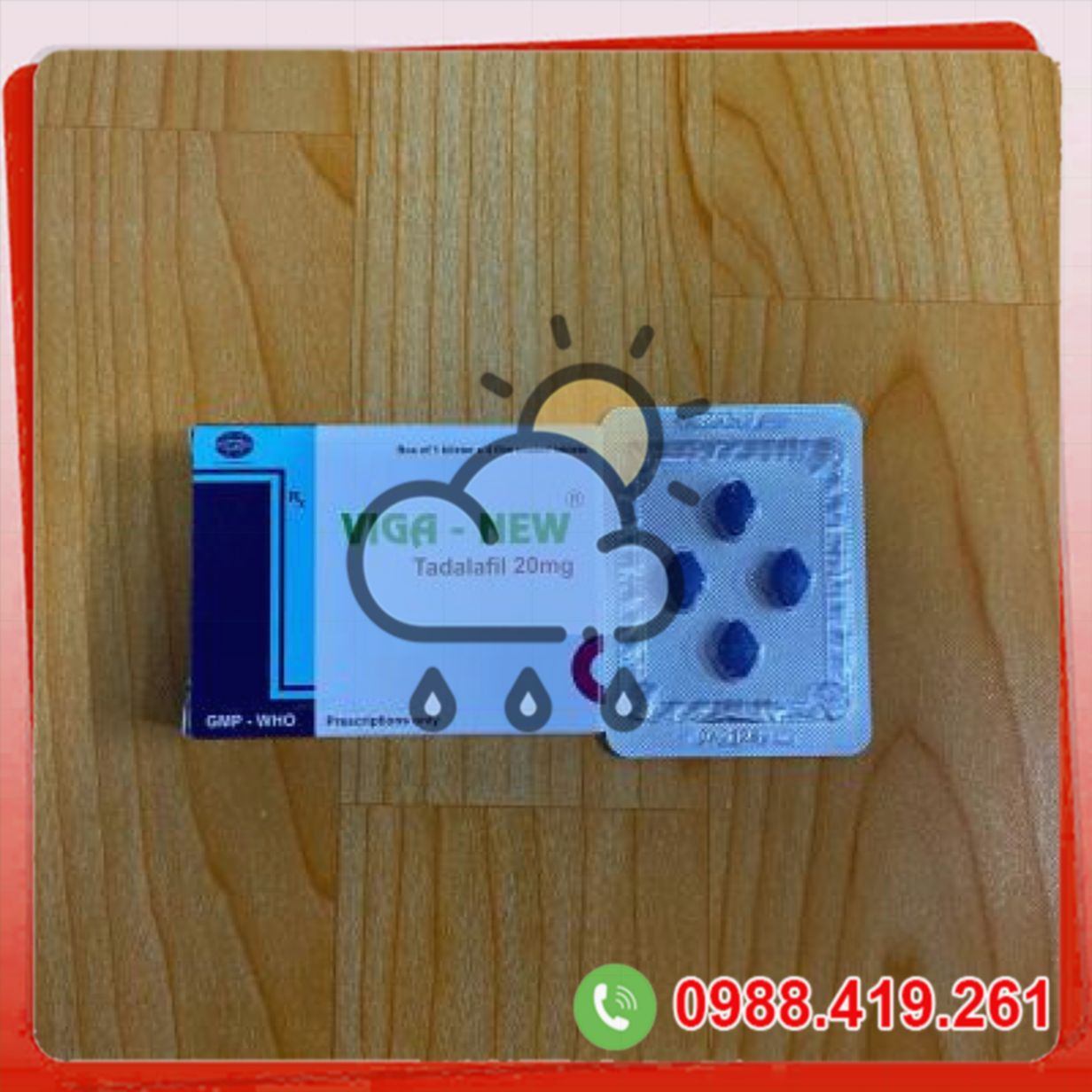 Thuốc cường dương Viga New 20mg kéo dài thời gian quan hệ 