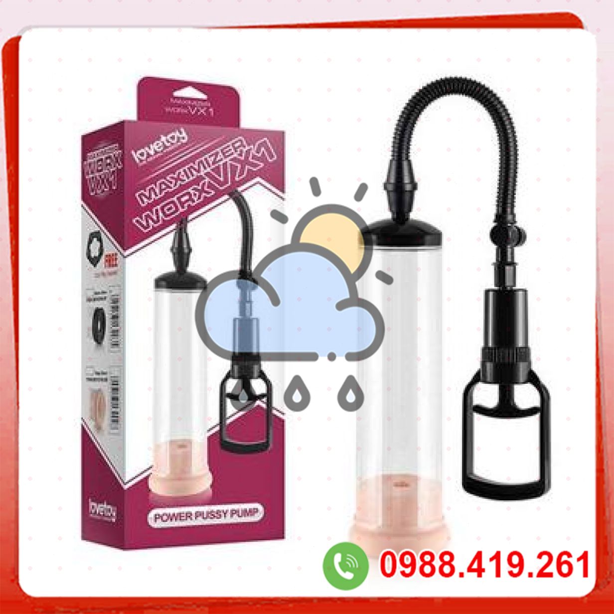 Máy tập dương vật Lovetoy Maximizer Worx VX1 tăng kích thước hiệu quả 