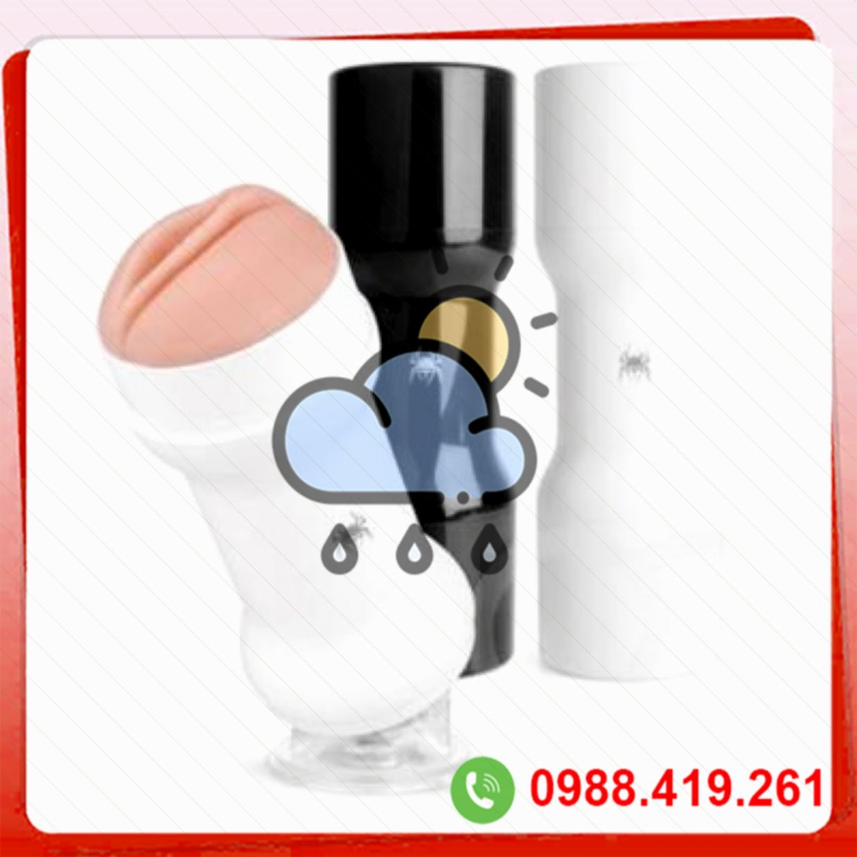 Âm đạo giả Spider rung 7 chế độ hít chân không cao cấp 