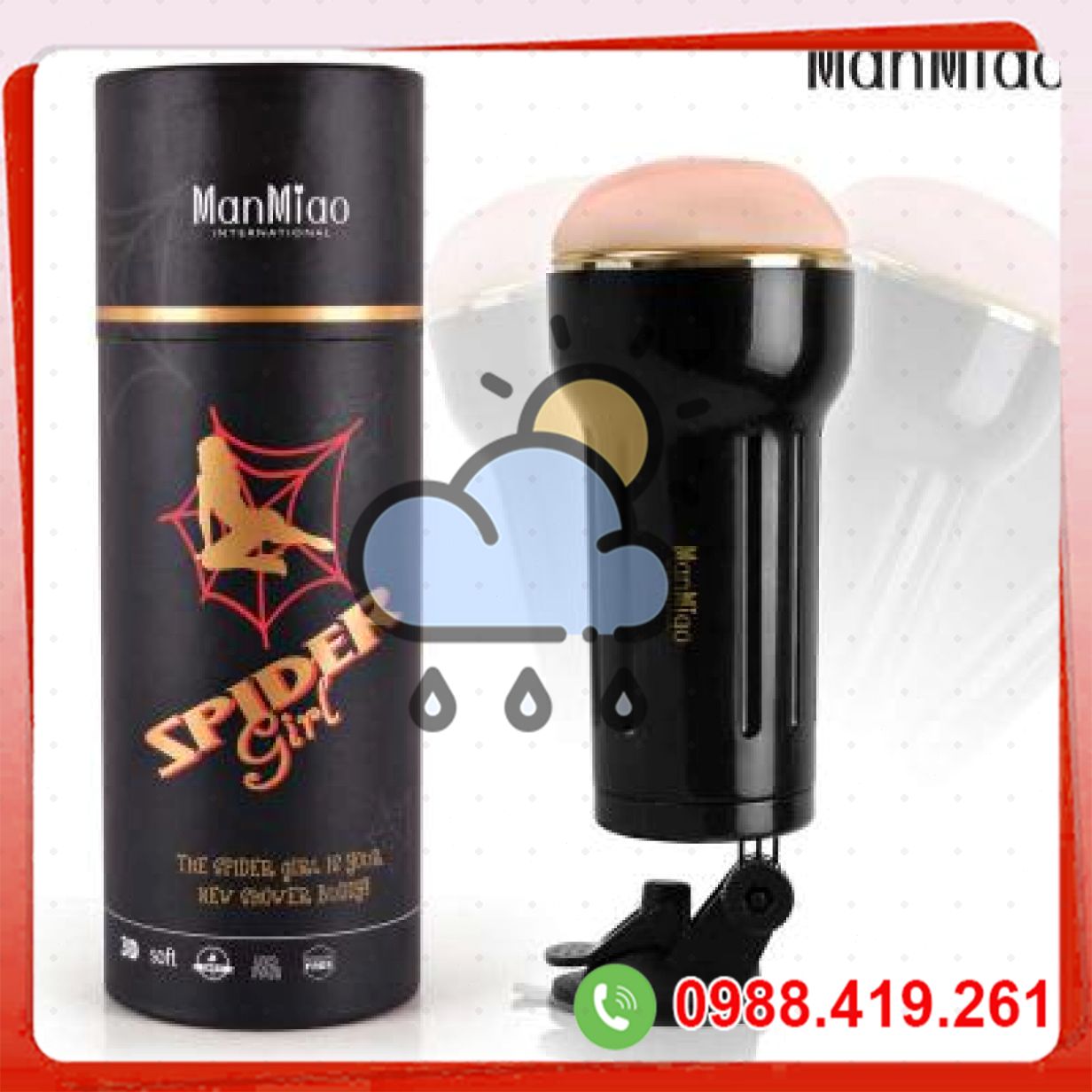 Âm đạo giả Spider Manmiao cao cấp ôm sát tự nhiên kích thích cực mạnh 