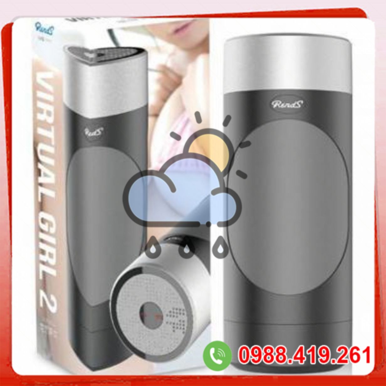 Âm đạo giả Virtual hàng hiệu có rung tai nghe cao cấp cho nam 