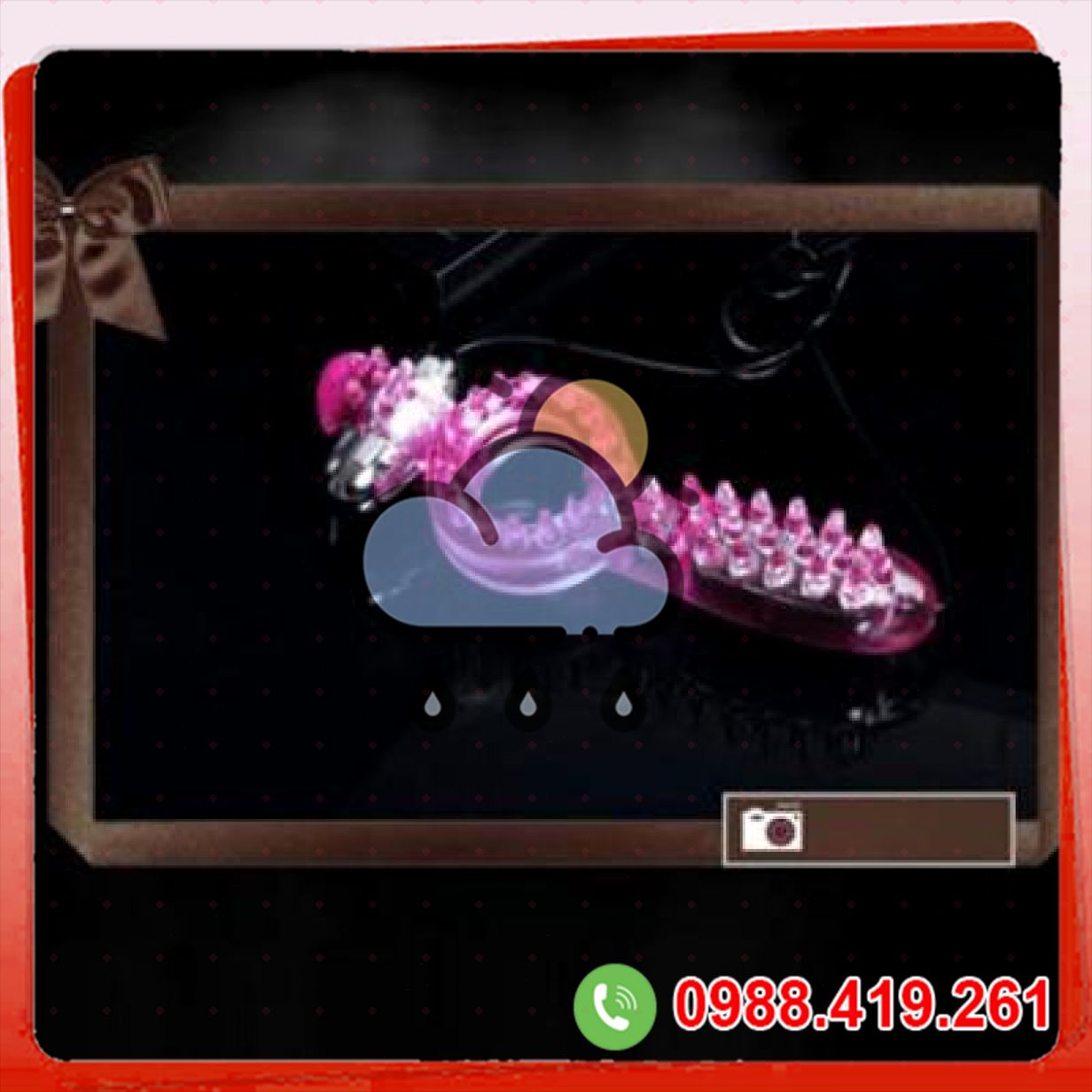 Vòng rung lưỡi rung giá rẻ kích thích điểm G ngoài âm đạo nam nữ cùng vui 